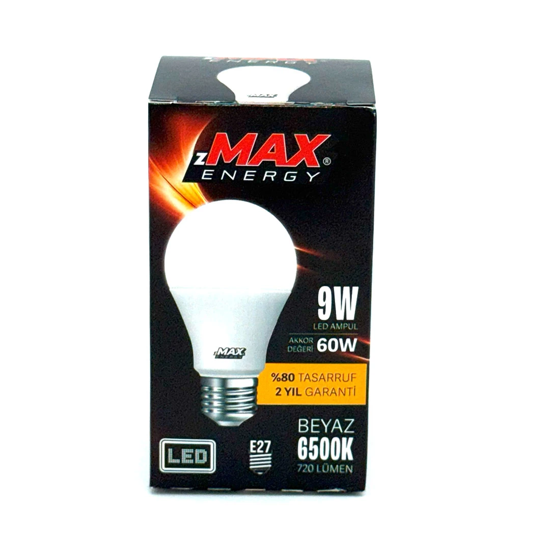ZMAX LED AMPUL 9W